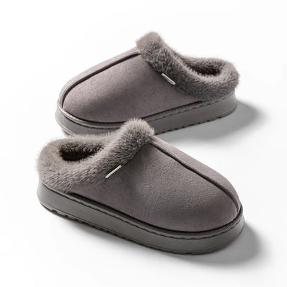 Unisex Fluffy Warm EVA Thick Sole Winter Slippers
