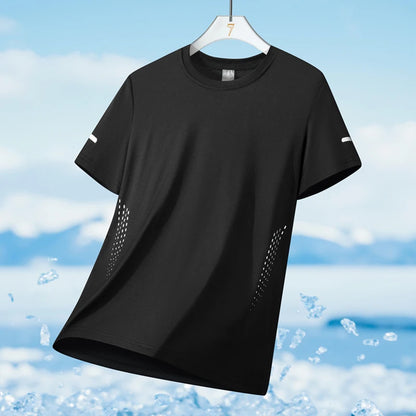 Men's Quick Dry Reflective Running T Shirt