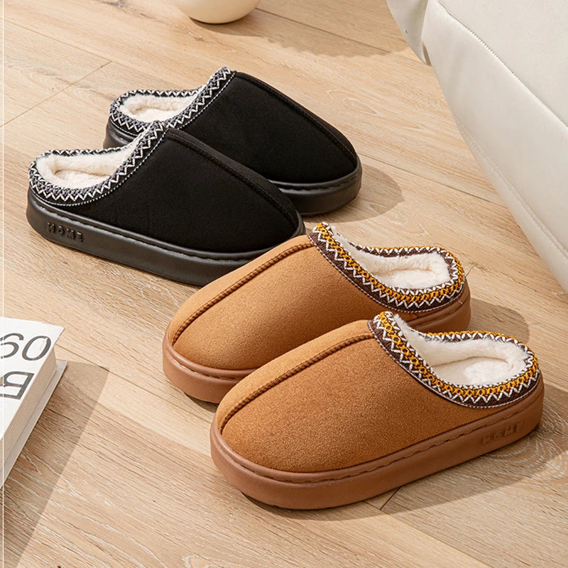 Women's Luxury Plush Fuzzy Indoor Slippers
