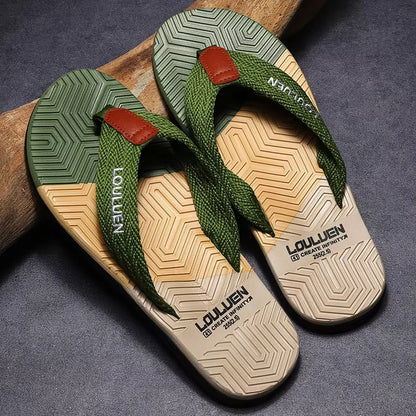 Men’s Breathable Summer Beach Flip Flops Casual Outdoor Slippers