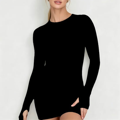 Women's Backless Long Sleeve Yoga Jumpsuit