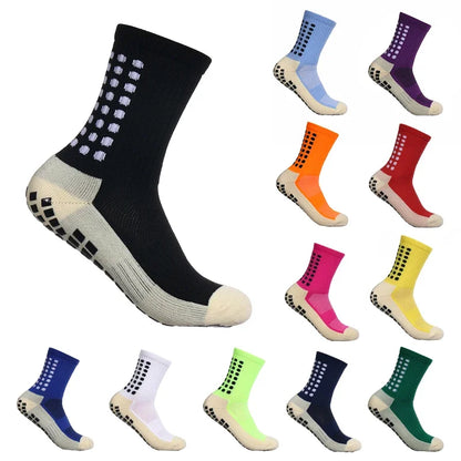 MagiMobo Men's Non Slip Grip Football Socks