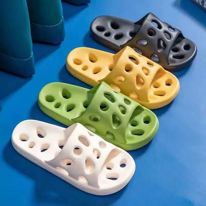 Unisex Non Slip EVA Drainage Shower Slippers