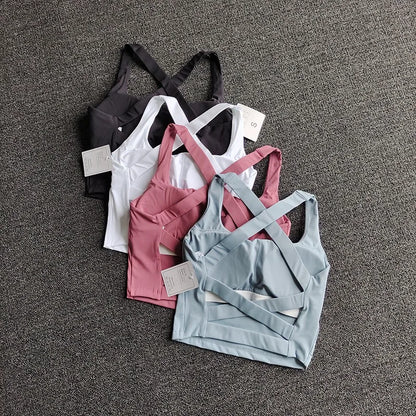 Women's Breathable Push Up Yoga Sports Bra