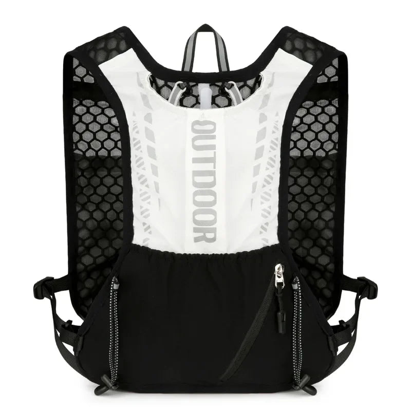 Reflective Running and Cycling Hydration Vest Backpack