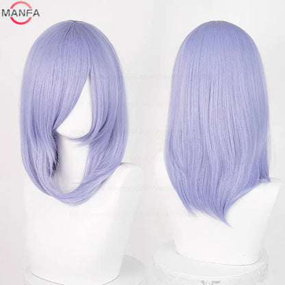 40cm Heat Resistant Anime Cosplay Wig with Bangs