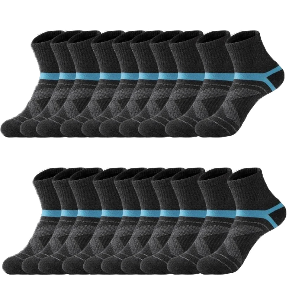 3 Pairs Men's Breathable Sports Running Socks