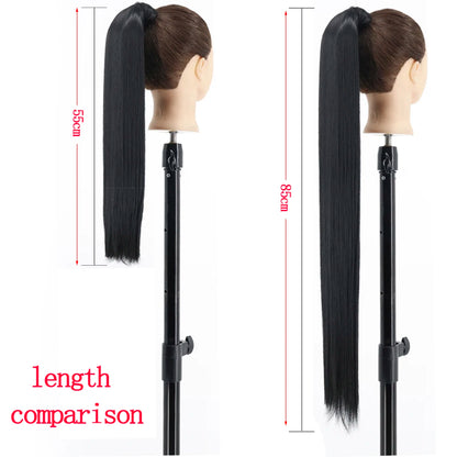 Long Straight Wrap Around Ponytail Hair Extension