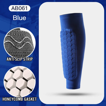 Foam Padded Compression Shin Guard Sleeve