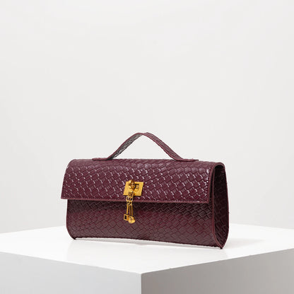 Burgundy Vintage Work Tote Bag for Women