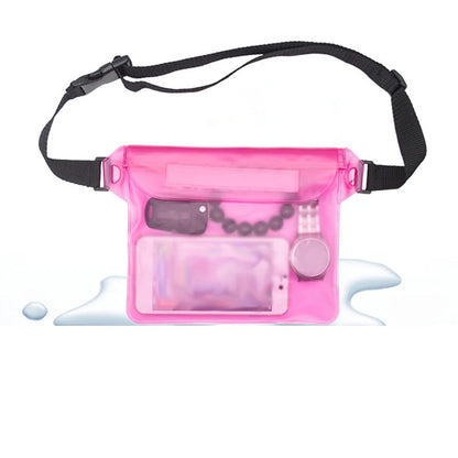 Waterproof Dry Bag Waist Pack with Phone Pouch