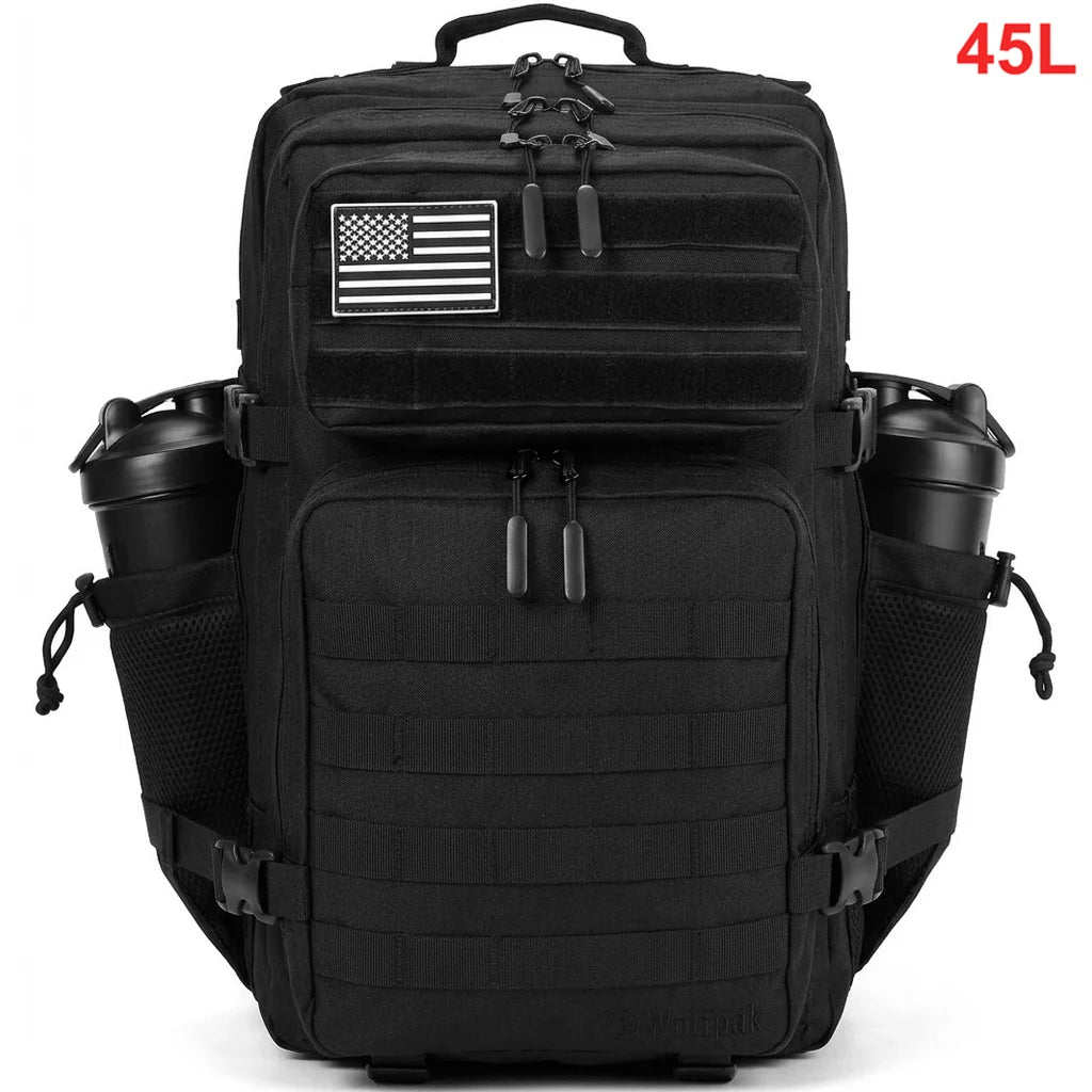 45L Waterproof Tactical Hiking and Travel Backpack