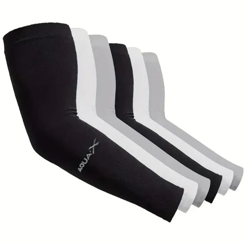 3 Pairs Cooling Breathable UV Protection Arm Sleeves