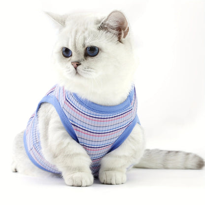 Pink Rib Dog Shirt Vest for Small Dogs & Puppies