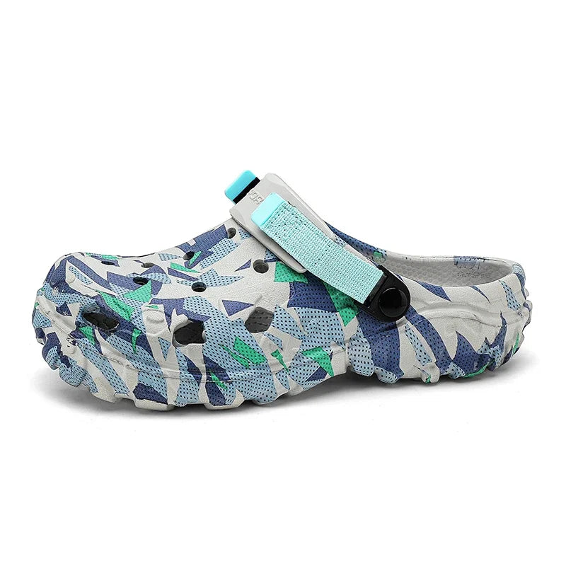 Men’s Camouflage EVA Garden Clogs Outdoor Sandals
