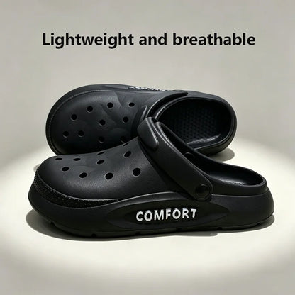 Unisex Anti Slip Thick Sole Indoor Outdoor Slippers