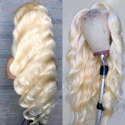 613 Honey Blonde Body Wave 13x4 13x6 HD Lace Human Hair Wig