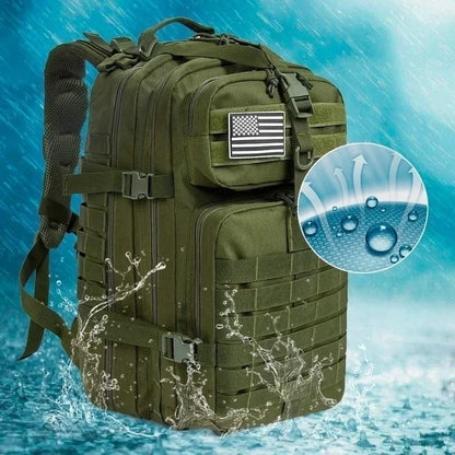 30L or 50L Waterproof Tactical Hiking Backpack