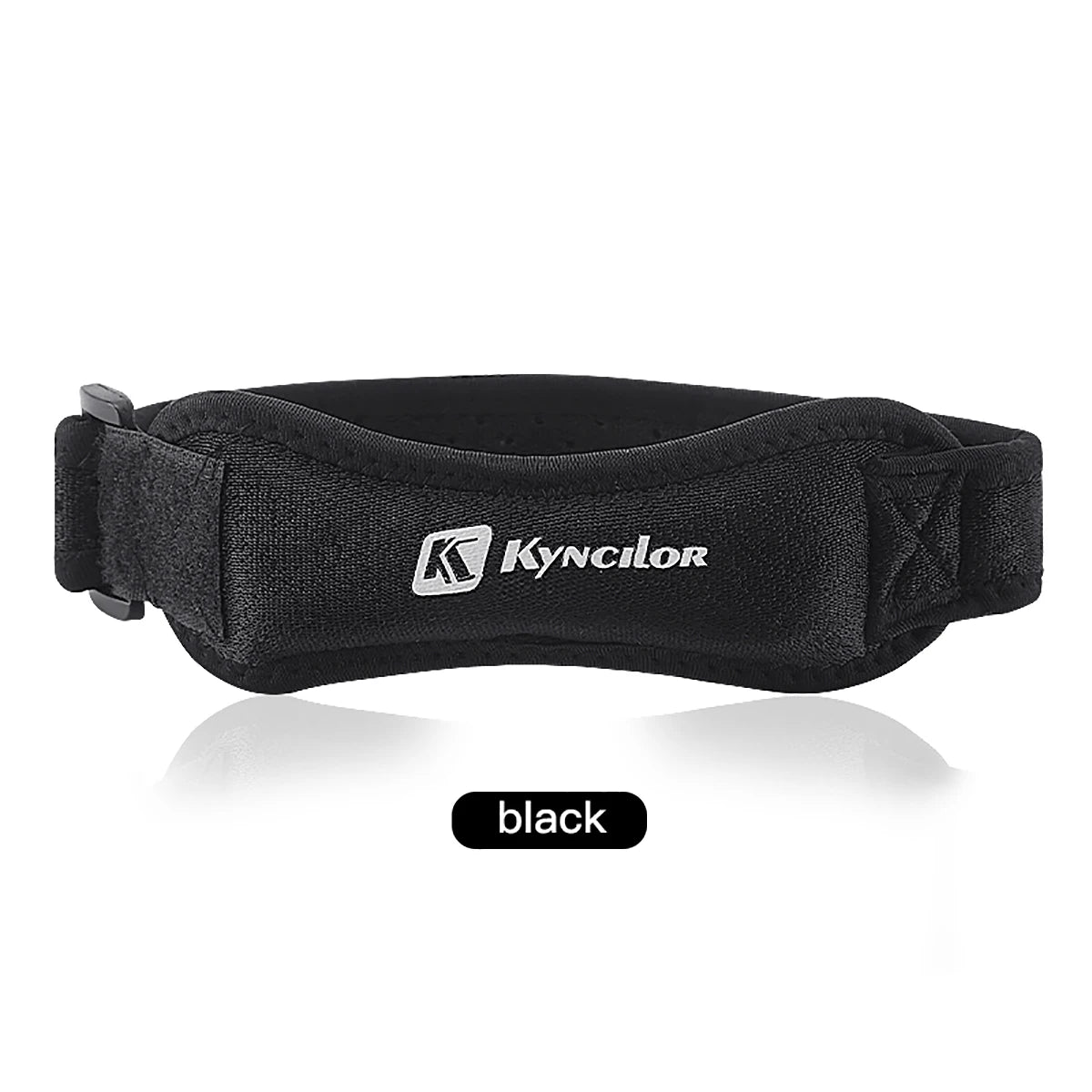 Adjustable Patella Knee Support Strap with Silicone Pad