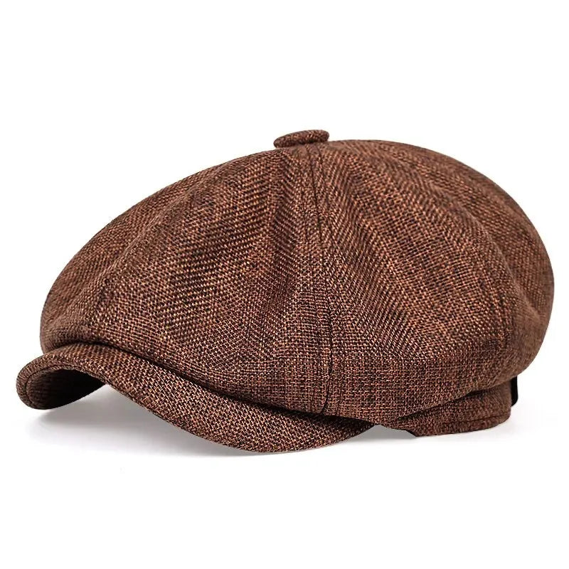 Men's Retro Casual Newsboy Beret Cap