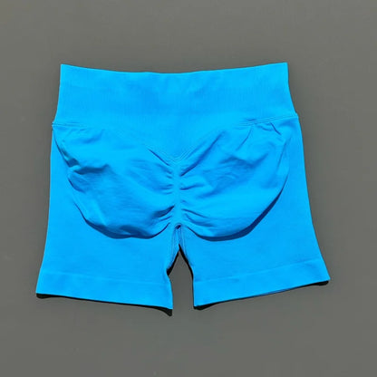 Women's Seamless Scrunch Butt Gym Biker Shorts