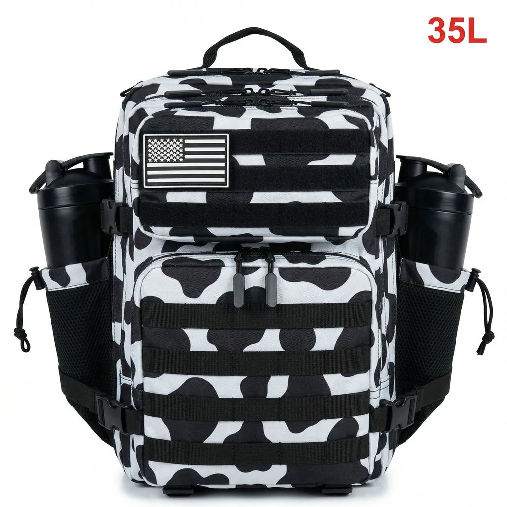 35L MOLLE Tactical Hiking Backpack with Dual Bottle Holders