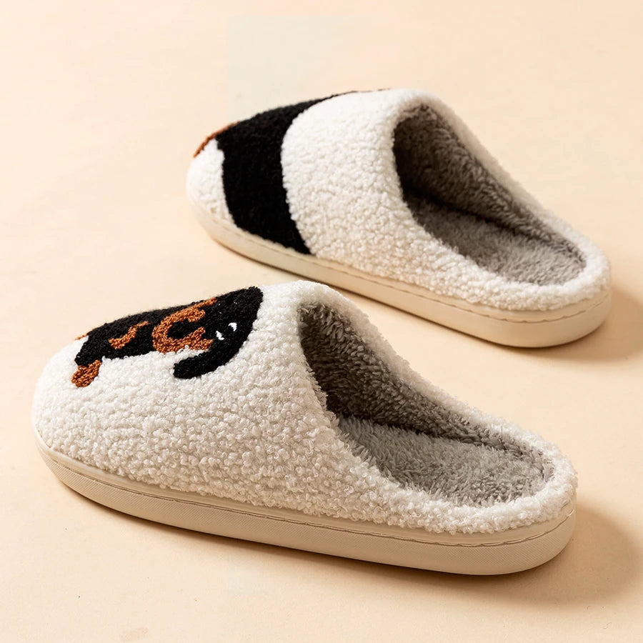 Women's Cute Dachshund Dog Warm Indoor Slippers