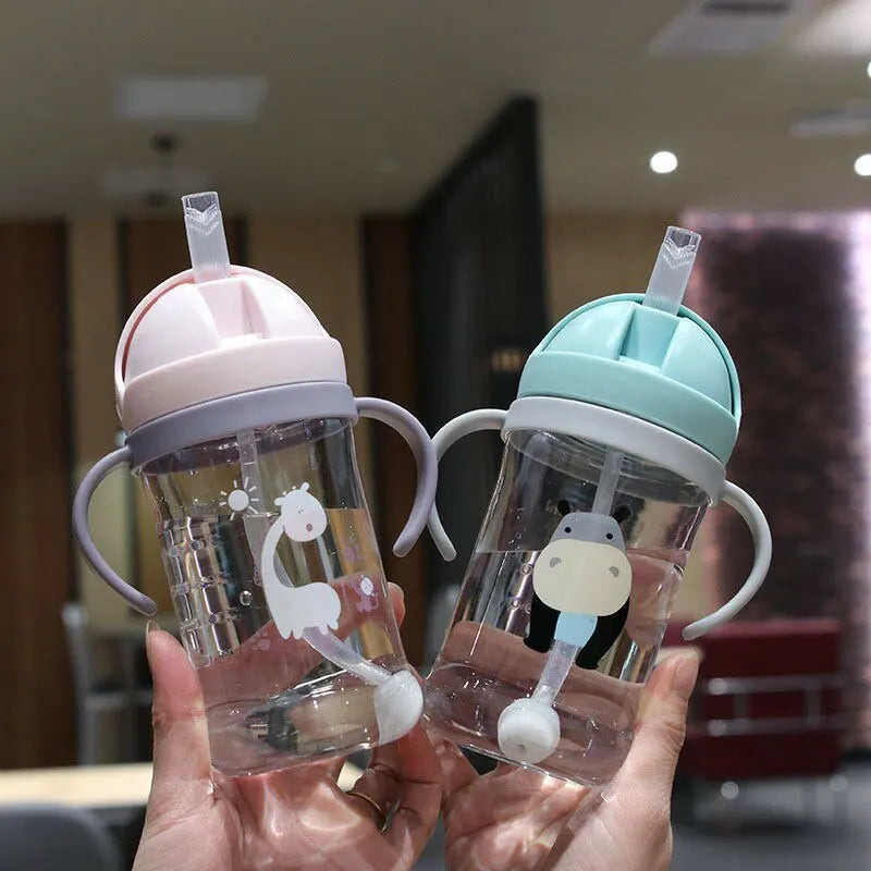 350ml Leak Proof Kids Sippy Cup with Gravity Ball Straw