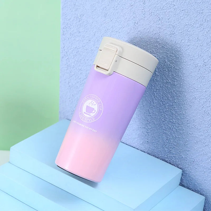 380ml or 510ml Stainless Steel Insulated Coffee Tumbler