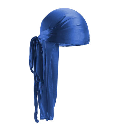 Unisex Silky Long Tail Durag Headwrap