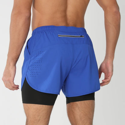 Men's Quick Dry 2 in 1 Running Shorts