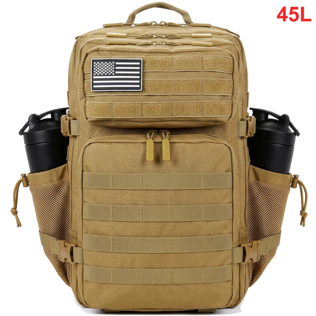 45L Waterproof Tactical Hiking and Travel Backpack