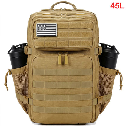45L Waterproof Tactical Hiking and Travel Backpack