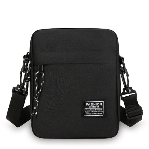 Men’s Oxford Cloth Crossbody Satchel Bag Small Casual Shoulder Bag