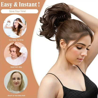 12 Inch Curly Claw Clip Ponytail Hair Extension