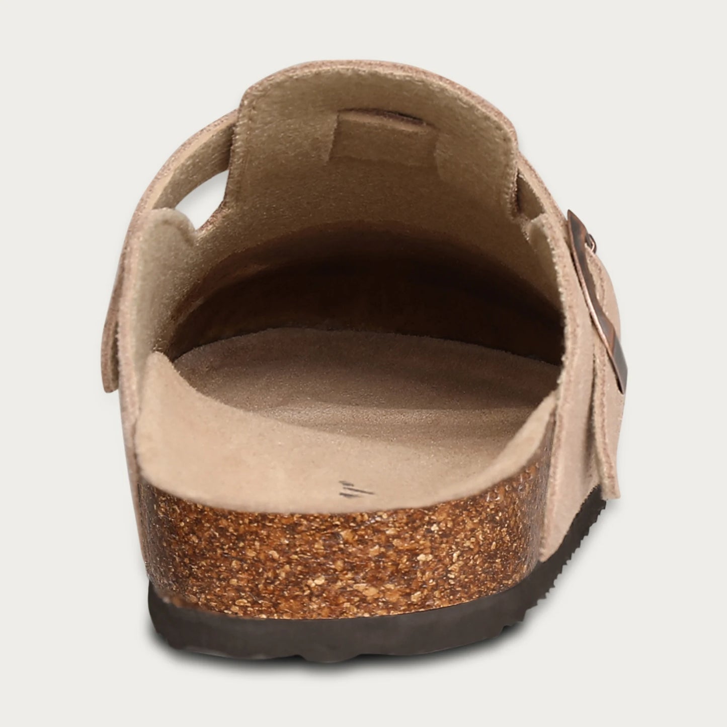 Litfun Women's Cork Suede Clog Mules with Arch Support