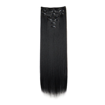 WIGSIN 24 Inch 7 Piece Straight Clip In Hair Extensions