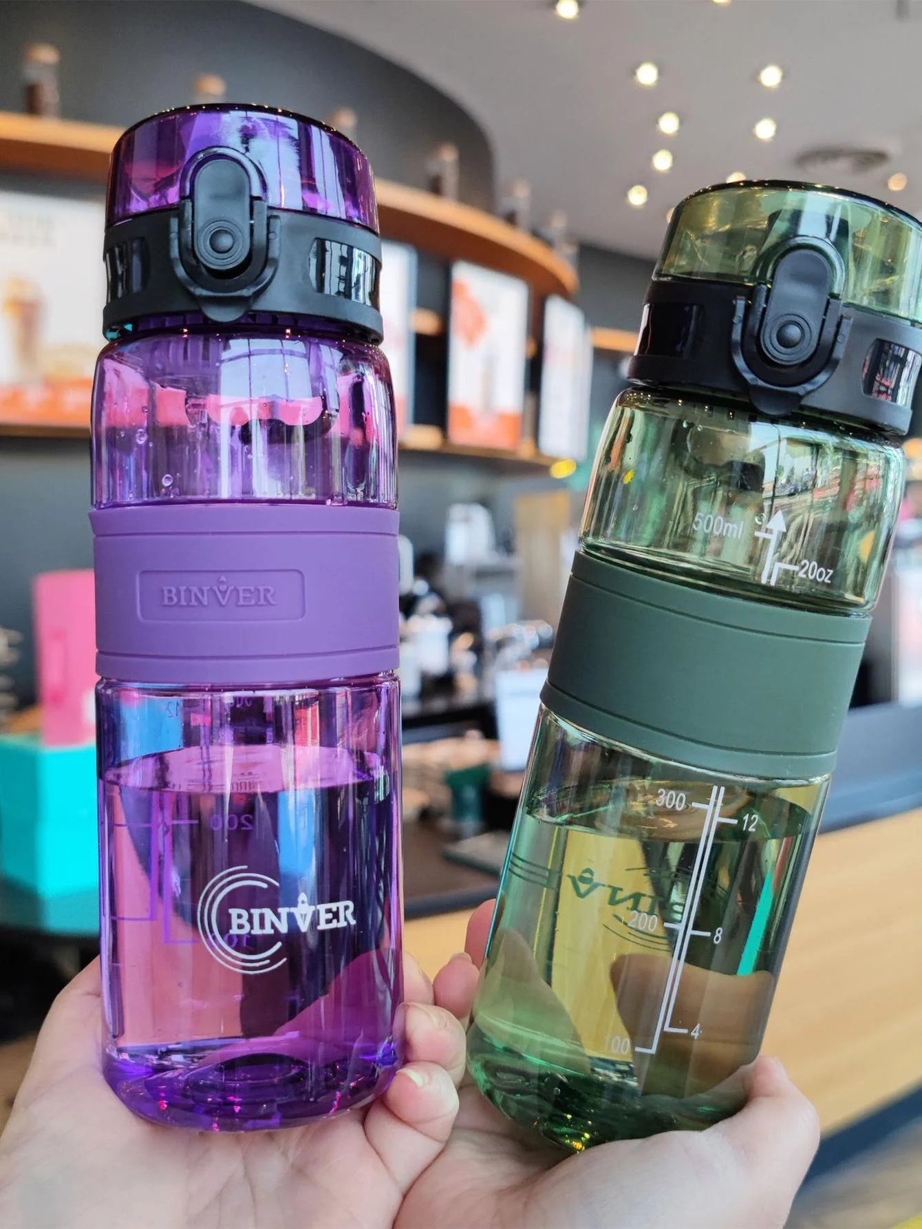 500ml Leak Proof Sports Water Bottle with Tea Filter