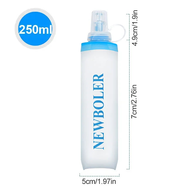 150ml to 750ml Collapsible Silicone Sports Water Bottle