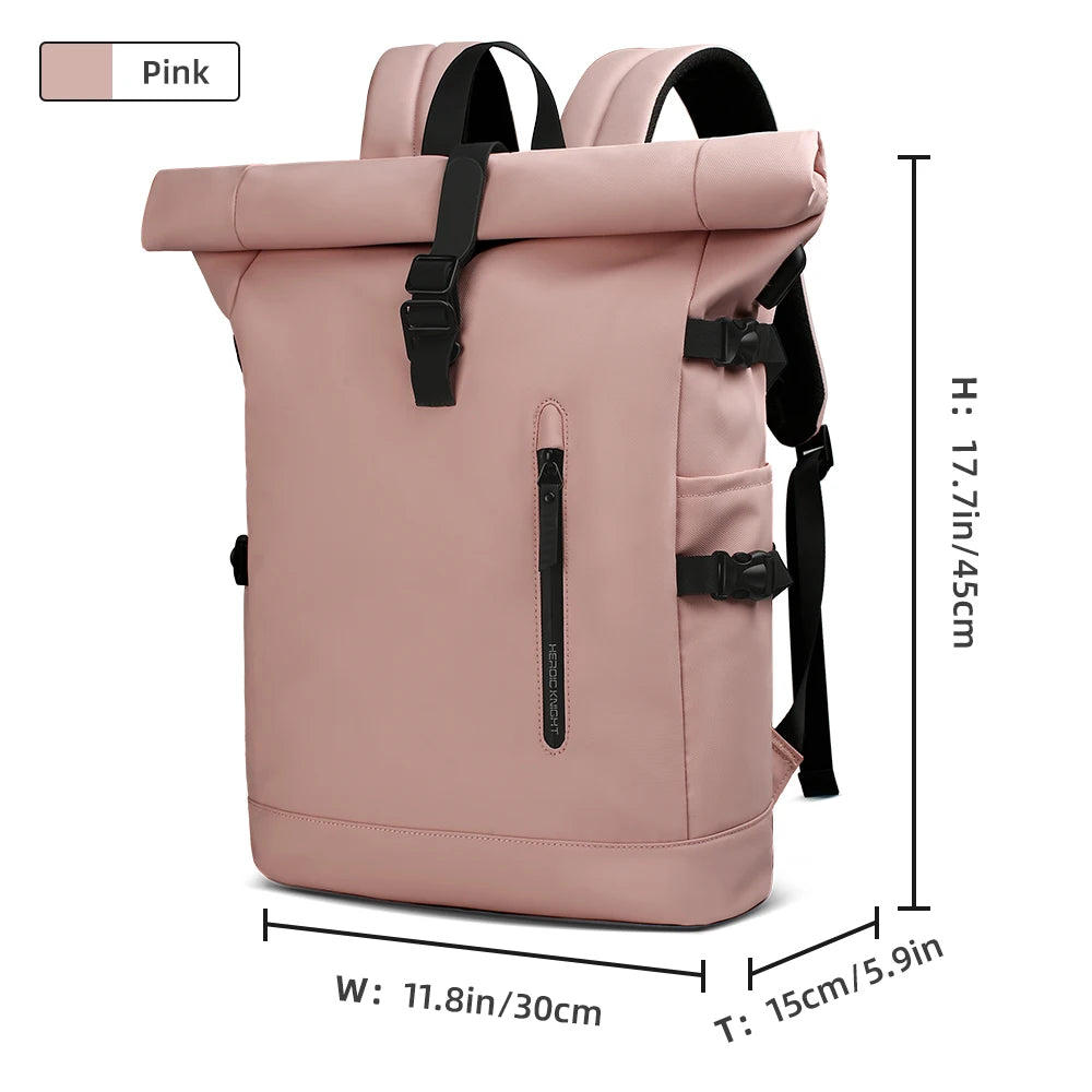 HK Expandable Waterproof Laptop Travel Backpack with USB Port