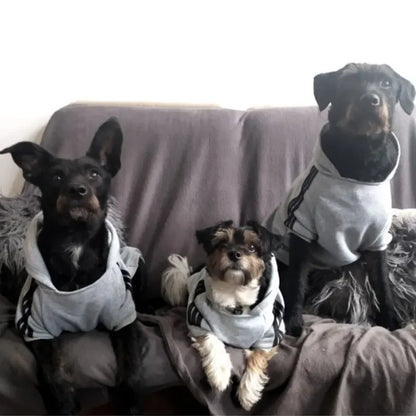 Warm Dog Hoodie Coat for Medium & Large Dogs Winter Pet Clothing