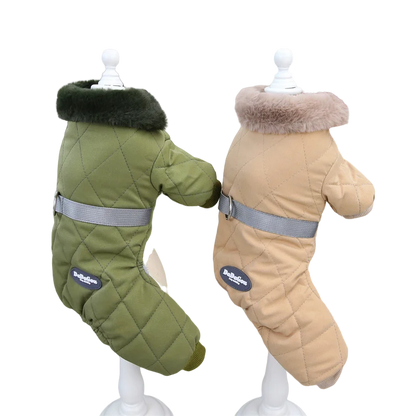 Thick Waterproof Winter Dog Jumpsuit Hoodie for Small Dogs