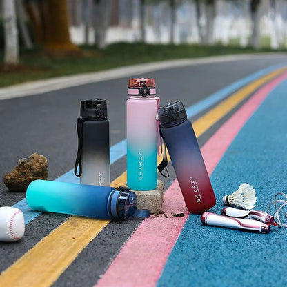600ml to 1000ml Gradient Sports Water Bottle