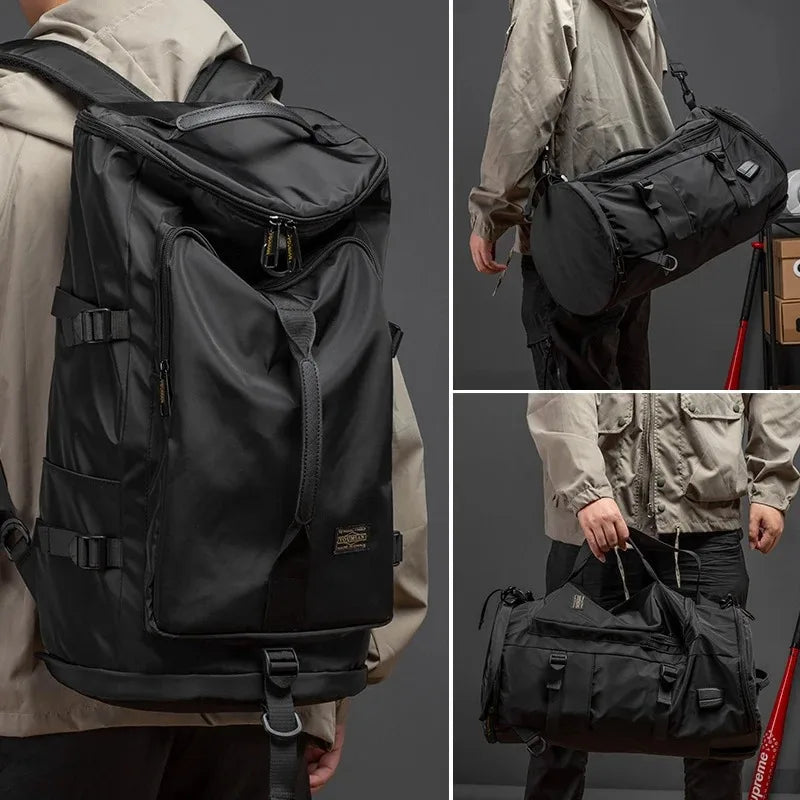 Men's Large Waterproof Travel Duffle Backpack XA380C