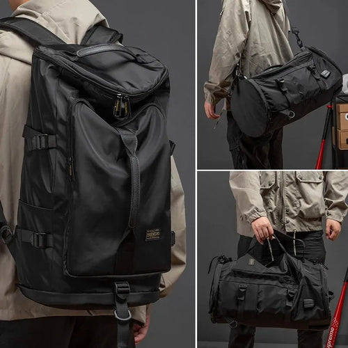 Men's Large Waterproof Travel Duffle Backpack XA380C