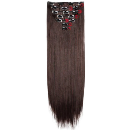 WIGSIN 24 Inch 7 Piece Straight Clip In Hair Extensions