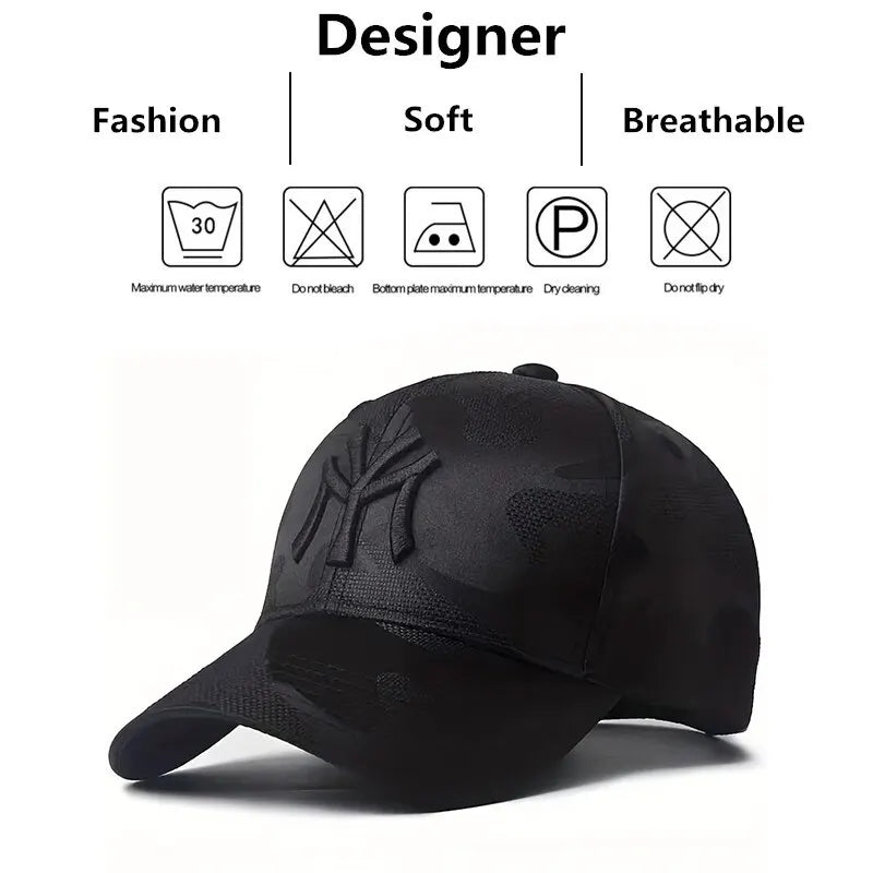 Adjustable Camouflage Embroidered Baseball Cap
