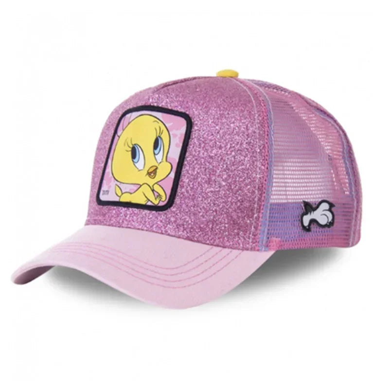 Unisex Anime Cartoon Snapback Trucker Baseball Cap