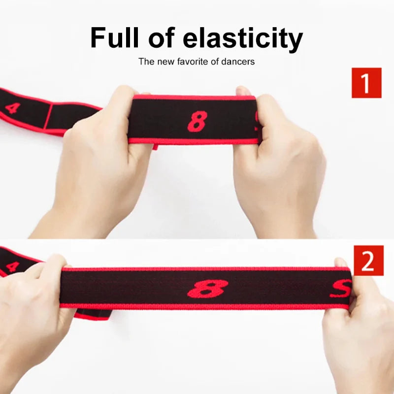 8 or 10 Section Yoga Stretch Resistance Band