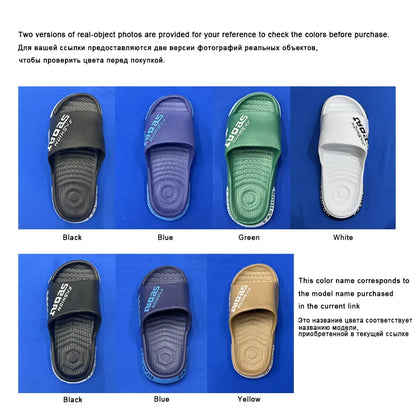 Big Size 48–49 Open Toe Summer Slippers for Men & Women